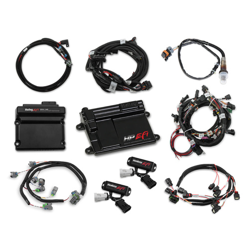 Holley EFI Engine Management System, HP EFI ECU and Harness, Bosch Oxygen Sensor, For Ford, 5.0L, Kit