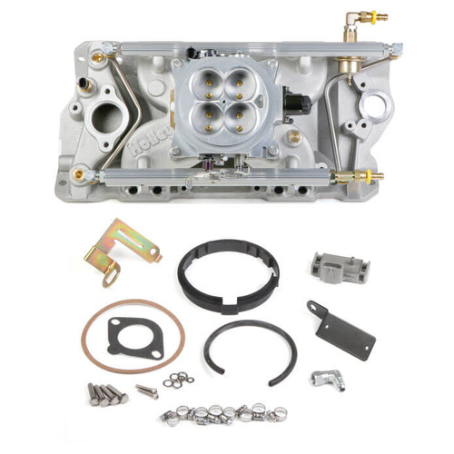 Holley EFI Multi-Point Fuel Injection, Power Pack, 1, 000 cfm, For Chevrolet, Small Block, ECU Not Included, Kit