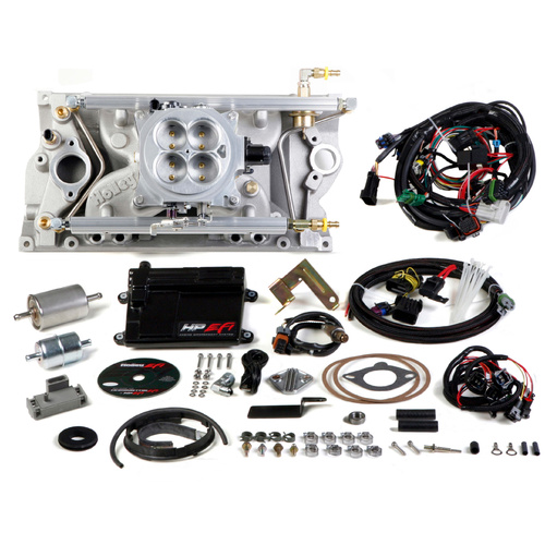 Holley EFI HP Multi Point EFI Engine Management System, 4 Barrel, Single Plane, 1000 cfm, Small For Chevrolet, Vortec, Kit