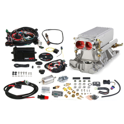 Holley EFI Multi-Point Fuel Injection, Stealth Ram, Speed Density, 1, 000 cfm, For Chevrolet, Small Block, Kit