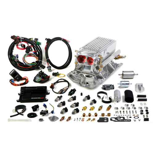 Holley EFI Multi-Point Fuel Injection, Avenger Stealth Ram, Polished, Speed Density, 1, 000 cfm, For Chevrolet, Small Block, Vortec, Kit