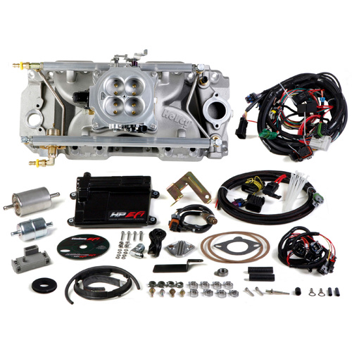 Holley EFI HP Multi Point EFI Engine Management System, 4 Barrel, Single Plane, 1000 cfm, BBC Std Deck, Peanut Port, Kit