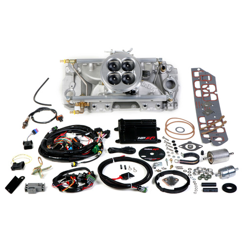 Holley EFI HP Multi Point EFI Engine Management System, 4 Barrel, Single Plane, 2000 cfm, BBC Std Deck, Rect. Port, Kit