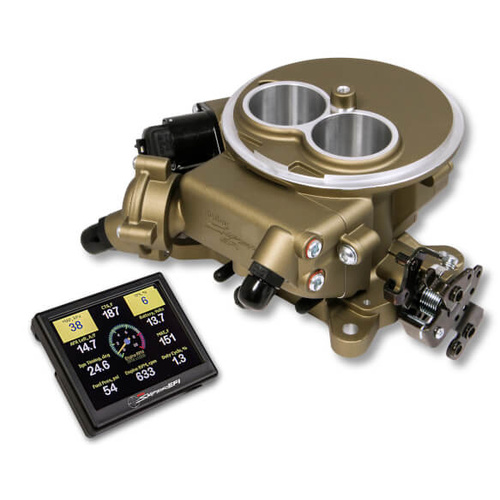 Sniper EFI Sniper Fuel Injection System, Holley EFI 2300, Tuning Kit, 350 HP Support, Gold Throttle Body, Kit