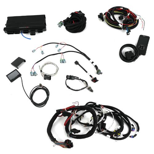Holley Engine Management Systems, Terminator X MAX, 8-Injectors, 8-Coil, Sensors, Trans and Tuner Controller, Chevy, LS, 4.8-6.2L, 4x Cam, 58x Crank,