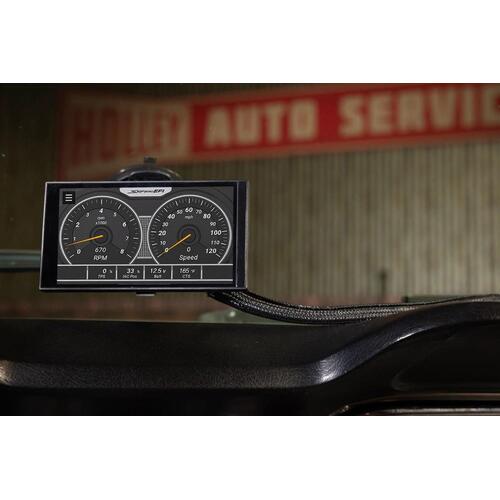 Holley Digital Dashboard Displays, Sniper 2 EFI, 5 in. Digital Dash, Touch Screen, GPS Speedometer, Calibration Wizard, Odometer, Data Logger, Mount,