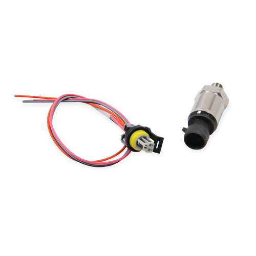 Holley EFI Pressure Transducer, Replacement, 0-500 psi, Plug and Play, Each