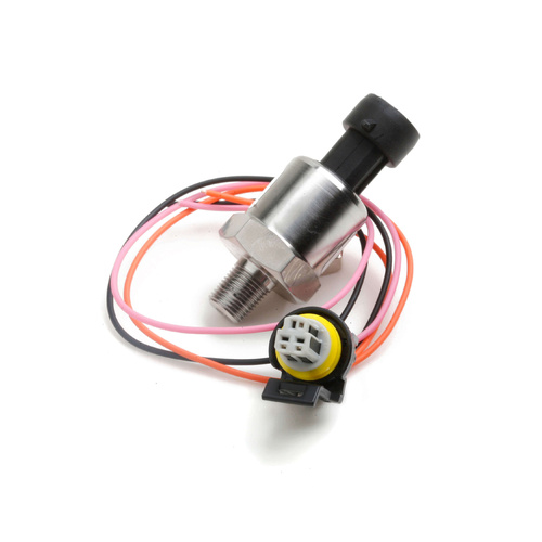 Holley EFI Pressure Transducer, Replacement, 0-3, 000 psi, Plug and Play, Each