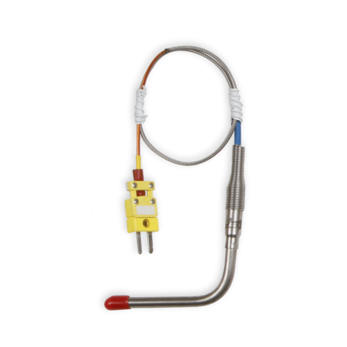 Holley EFI Data Acquisition Components, EGT Probe, 1/4 in., 18.5 in. Harness, 90-Degree, Each