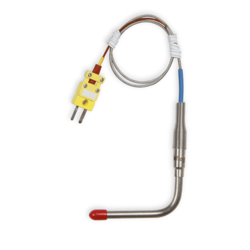 Holley EFI Data Acquisition Components, EGT Probe, 1/4 in., 22.75 in. Harness, 90-Degree, Each