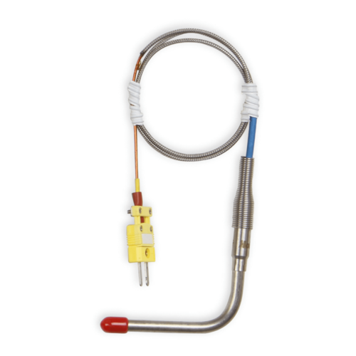 Holley EFI Data Acquisition Components, EGT Probe, 1/4 in., 27.5 in. Harness, 90-Degree, Each