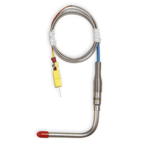 Holley EFI Data Acquisition Components, EGT Probe, 1/4 in, 60 in. Harness, 90-Degree, Each