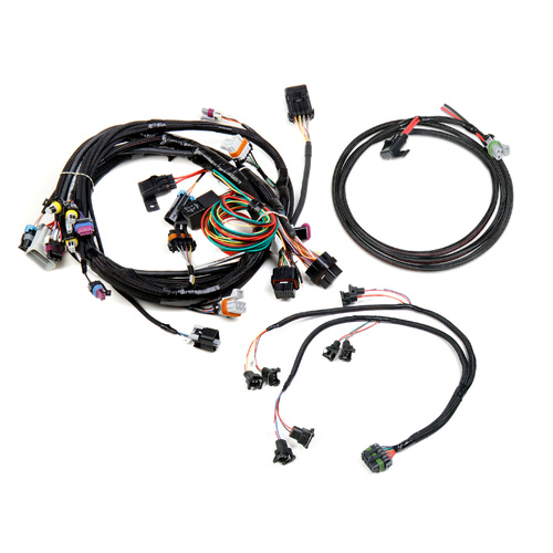 Holley EFI Fuel Injection System Wiring Harnesses, Replacement Fuel Injector Wiring Harnesses, Multi-port, Mass Airflow, Holley, Kit