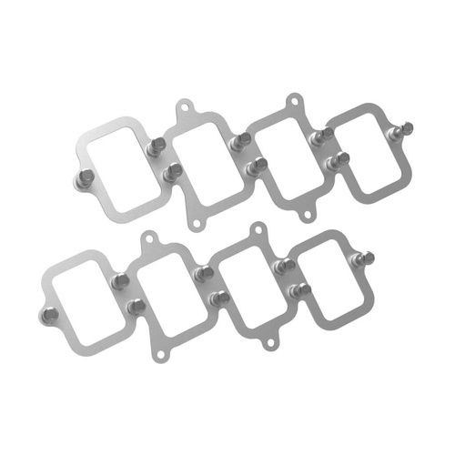 Holley EFI Ignition Coil Brackets, Coil Pack Style, Square, Holley Smart Coils, Aluminium, Natural, Pair