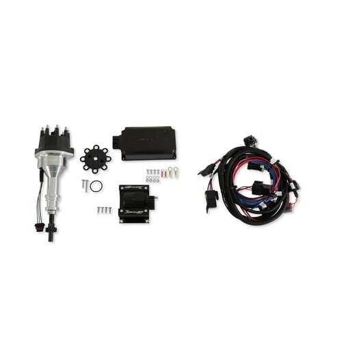 Ignition Combo, EFI Hyperspark, Ignition Box, Distributor, Coil, Wiring Harness, SB Ford 351W, Kit