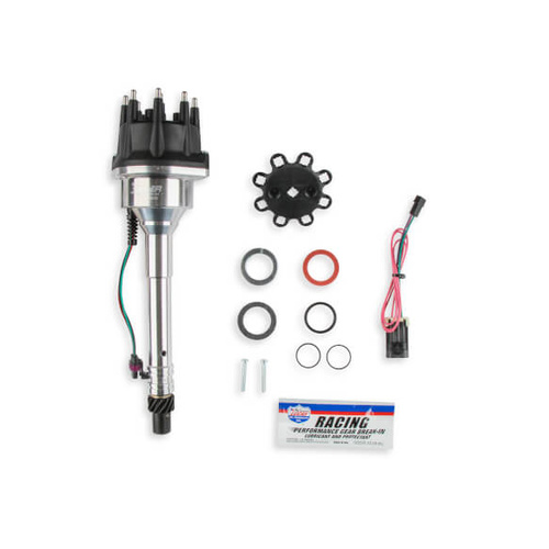 Sniper EFI Sniper Distributor, HyperSpark, Hall Effect, EFI, Billet, Polished, V8, Tall Deck, Big Block For Chevrolet, Each