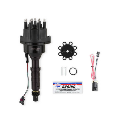 Sniper EFI Sniper Distributor, HyperSpark, Hall Effect, EFI, Billet, Black Anodised, V8, Nailhead, For Buick, Each