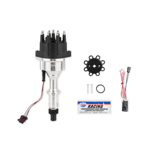 Sniper EFI Sniper Distributor, HyperSpark, Hall Effect, EFI, Billet, Natural, V8, For Pontiac, Each