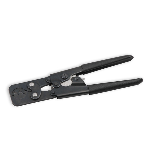 Holley EFI Wire Crimping Tool, Metripack Crimping Tool, Hand-held, Steel, Black Oxide, Black Handles, Each
