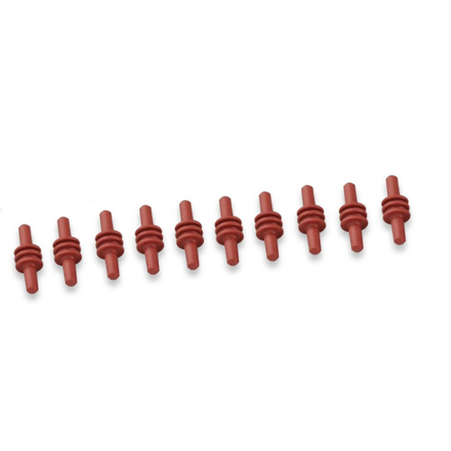 Holley EFI Weatherpack Seal Plugs, Wiring Connector Replacement Parts, Weatherproof, Metripack, Set of 100