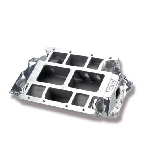 Weiand Intake Manifold, Supercharger, Aluminium, Polished, 6-71/8/71, For Chevrolet, Big Block, Rectangle Port, Each
