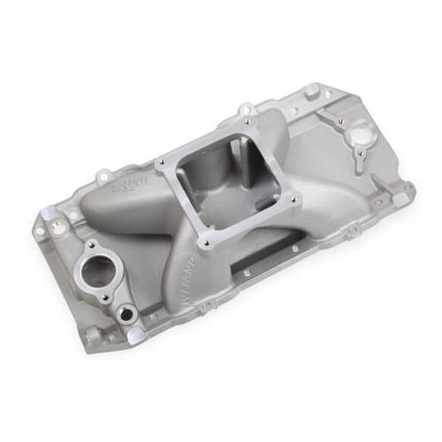 Weiand Intake Manifold, Track Warrio, Single Plane, Aluminium, Natural, Dominator, For Chevrolet, Big Block, Oval Port, Each