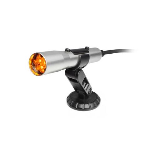 Sniper Shift light, Stand Alone, OBD-ll Plug Connection, Silver Tube, Yellow LED, Works with 8 or 10 Speed Transmissions, Each