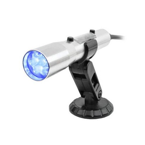 Sniper Shift light, Stand Alone, OBD-ll Plug Connection, Silver Tube, Blue LED, Works with 8 or 10 Speed Transmissions, Each