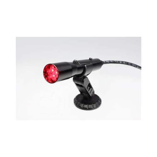 Sniper Shift Lights, Externally Adjustable, Red LED Lights, Smoke Lens, Black Housing, 0.750 in. Diameter, 4.250 in. Length, Each