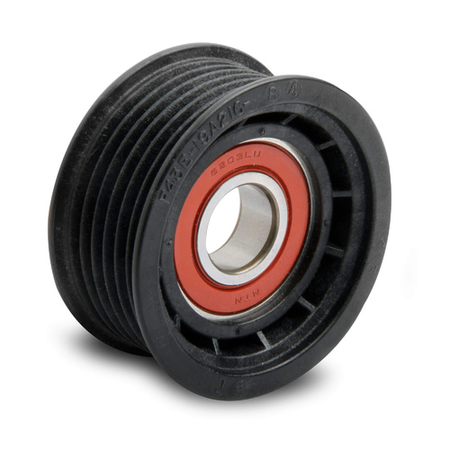 Holley Idler Pulley, Serpentine, Plastic, Black, Each