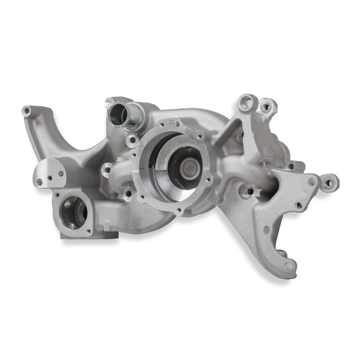 Holley Water Pump Housing, Aluminium, Natural, LS Engines, Each