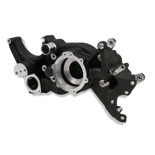 Holley Water Pump Housing, Aluminium, Black, LS Engines, Each