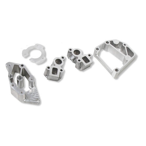 Holley Water Pump Spacers, Accessory Drive Component Hardware, Aluminium, Natural, For Chevrolet, Kit