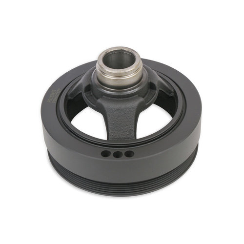 Holley Harmonic Balancer, Internal, Steel, Black, 7.500 in. Diameter, 1.48 in. Inside Diameter, For Chevrolet, Each