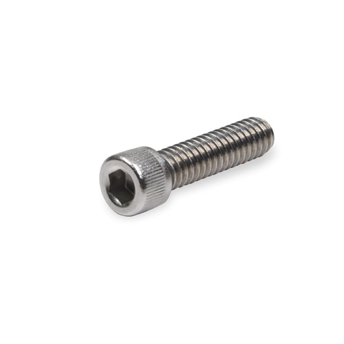 Holley EFI Bolt, Dominator EFI Replacement Component, Allen Head, 1/4-20 in. Thread, Stainless, 1.00 in. Underhead Length