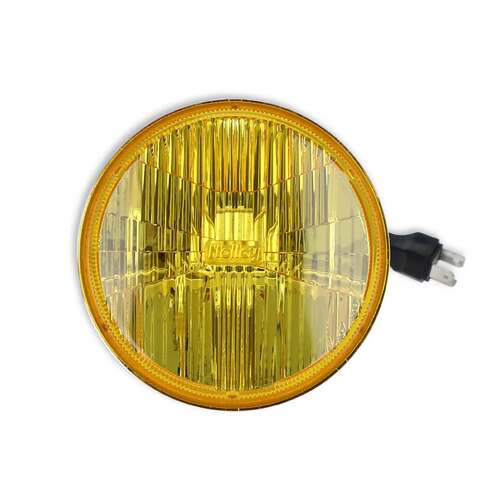 Holley Headlight, Retrobright, LED Sealed, 5.75 in, Round, Yellow, Each