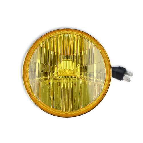 Holley Headlight, Retrobright, LED Sealed, 5.75 in., Round, Yellow, Each