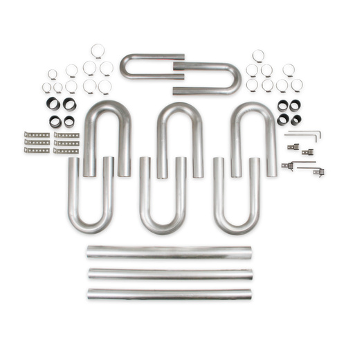 Holley Multi Fit Single Turbo Pipe Kit 304Ss