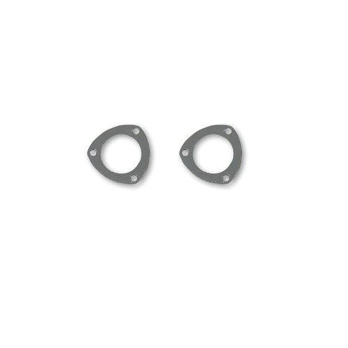Hooker Collector Gaskets, Graphite Coated Aluminium Core Laminate, 3-Hole, 2.5 in. Inside Diameter, Pair