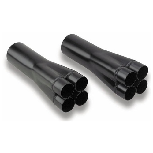 Hooker Header Collectors Steel Slip-On 2 1/8 in. Primary Tube Diameter 3.50 in. Collector Diameter Pair