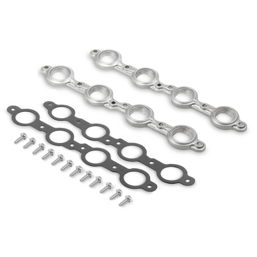 Hooker Header Flanges, Stainless Steel, 5/16 in. Thick, 1.875 in. Port Size, For Chevrolet, Small Block LS, Kit