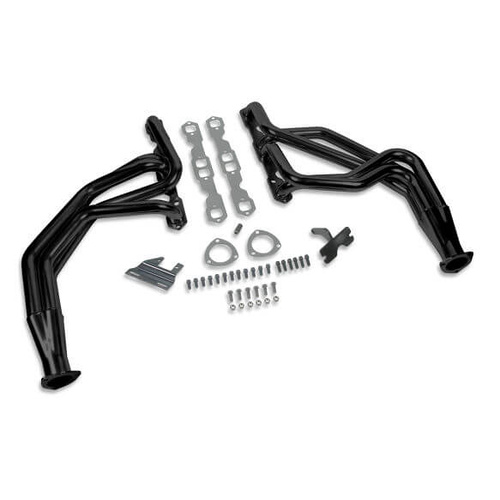 Hooker Headers, 2.50 in. Collector Dia., Long Tube, 1-5/8 in. Tube Dia., For Chevrolet SB Gen I, Black Ceramic, Set