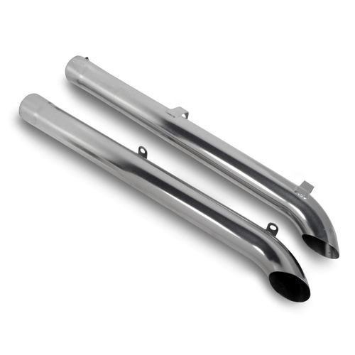 Hooker Exhaust, Side Pipes, Steel, Ceramic Coated, 4 in. Inlet, 46 in. Length, For Chevrolet, Kit