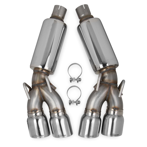 Hooker BlackHeart Exhaust System, Series, Axle-back, 3 in. Tubing Dia., 2012-2014 Camaro, Stainless Steel, Kit