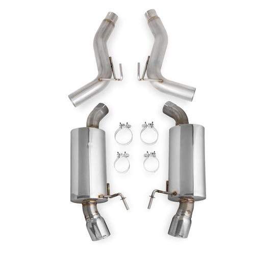 Hooker BlackHeart Exhaust System, Series, Axle-back, 2.5 in. Tubing Dia., 2015 Mustang, Stainless Steel, Kit