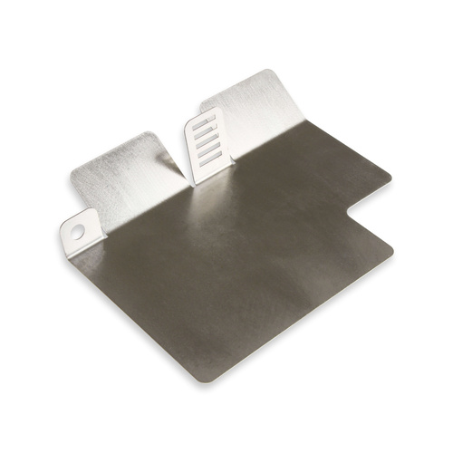 Hooker BlackHeart Starter Heat Shields, Bolt-on, Stainless Steel, Natural, For Chevrolet LS, Each