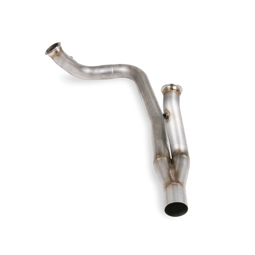 Hooker BlackHeart Exhaust, Y-Pipe, 2.50 in. Inlet, 3.00 in. Outlet, Stainless Steel, Natural, For Jeep, LS/LT Swap, Each