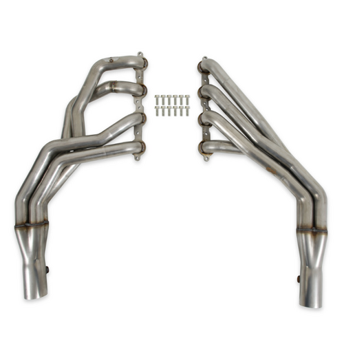 Hooker Blackheart Long Tube Header - Stainless LS Swap Header; 1955-1957 Chevy