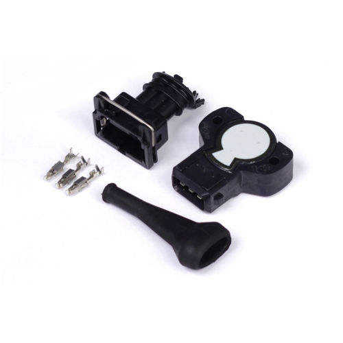 Haltech Inputs and CAN Expansion Products, Position Sensors, Throttle Position Sensor - Grey CW Rotation 8mm D-Shaft, Kit
