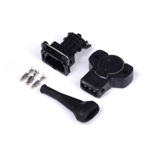 Haltech Inputs and CAN Expansion Products, Position Sensors, Throttle Position Sensor - Black CCW Rotation 8mm D-Shaft, Kit